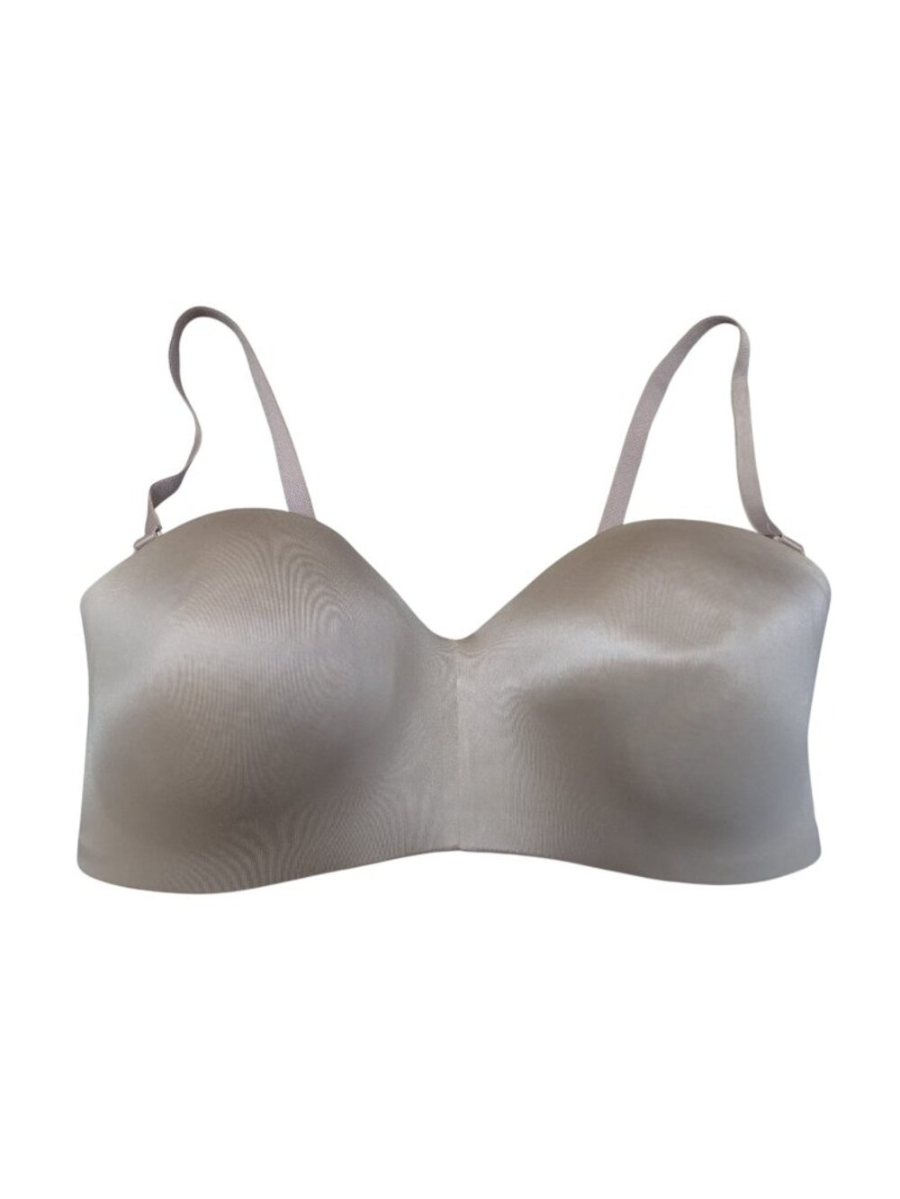 B.temptd Underwire T-Shirt Bra 38C Beige Adjustable Straps Smooth